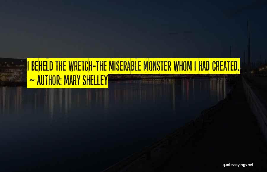 Wretch Quotes By Mary Shelley