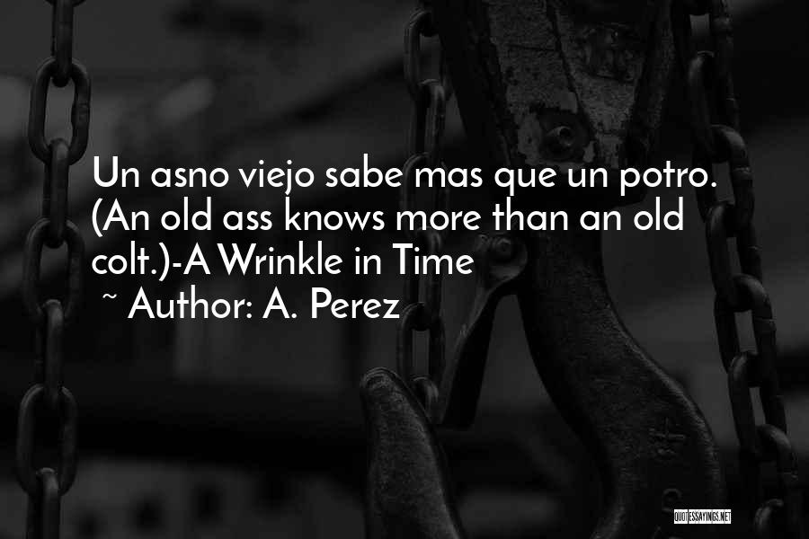 Wrinkle In Time Quotes By A. Perez