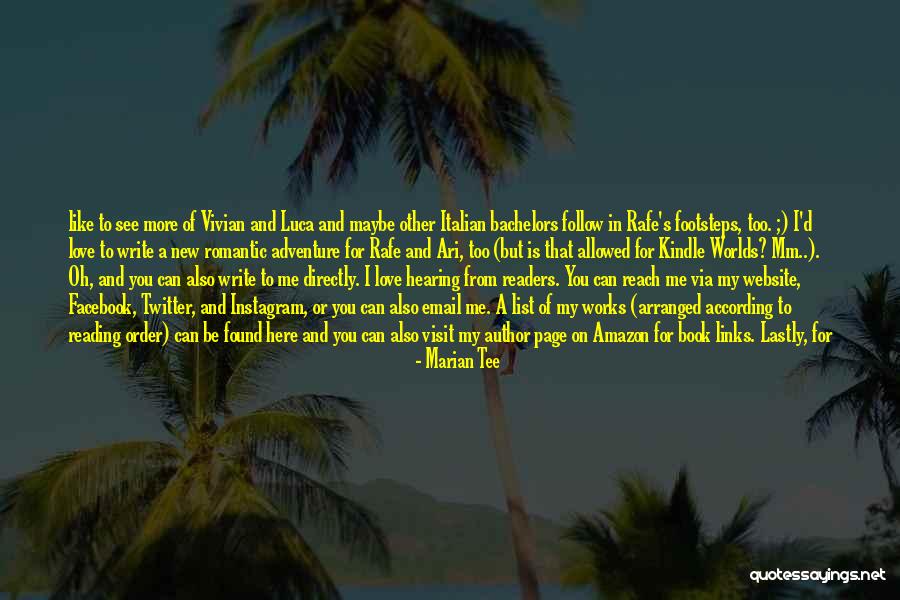 Write A Book For Me Quotes By Marian Tee Write A Book For Me Quotes By Marian Tee