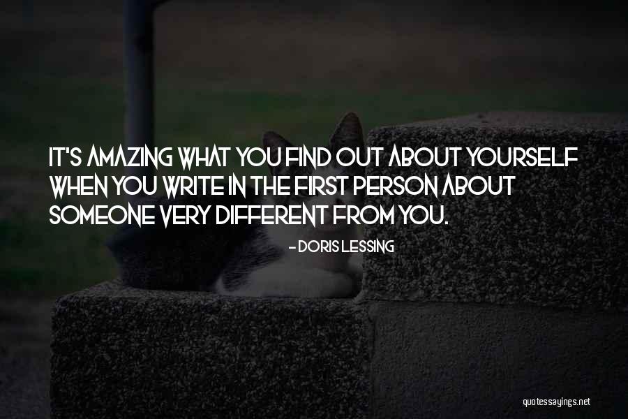 Write About Yourself Quotes By Doris Lessing Write About Yourself Quotes By Doris Lessing