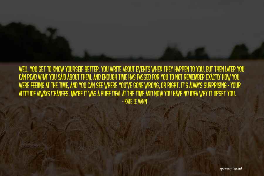 Write About Yourself Quotes By Kate Le Vann Write About Yourself Quotes By Kate Le Vann