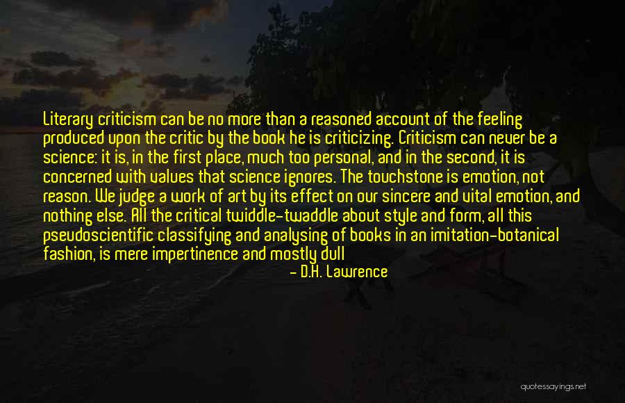 Write And Interpret Quotes By D.H. Lawrence Write And Interpret Quotes By D.H. Lawrence