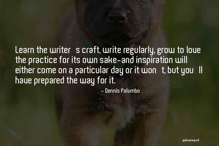 Write And Learn Quotes By Dennis Palumbo