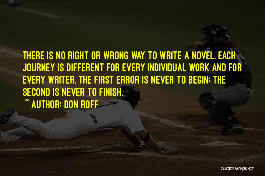 Write And Wrong Quotes By Don Roff