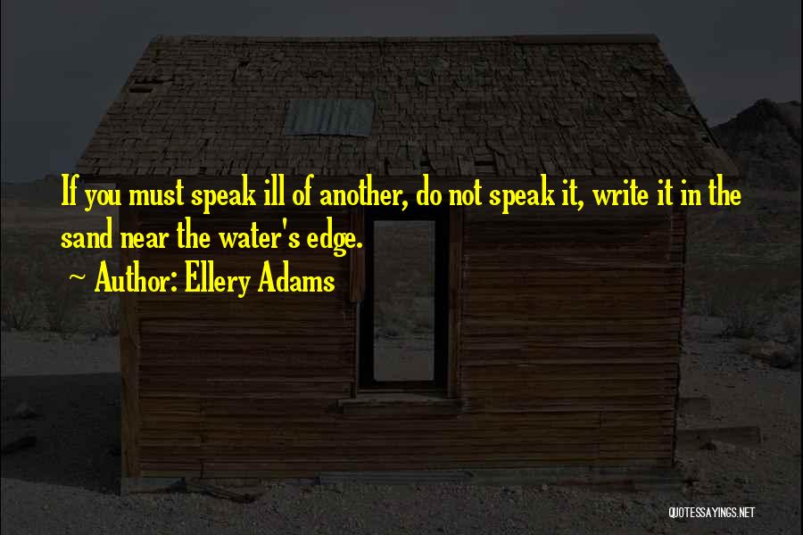 Write In The Sand Quotes By Ellery Adams