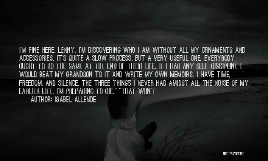 Write My Own Quotes By Isabel Allende