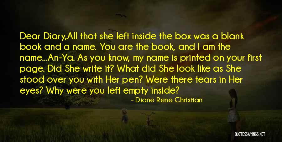 Write Name In Quotes By Diane Rene Christian