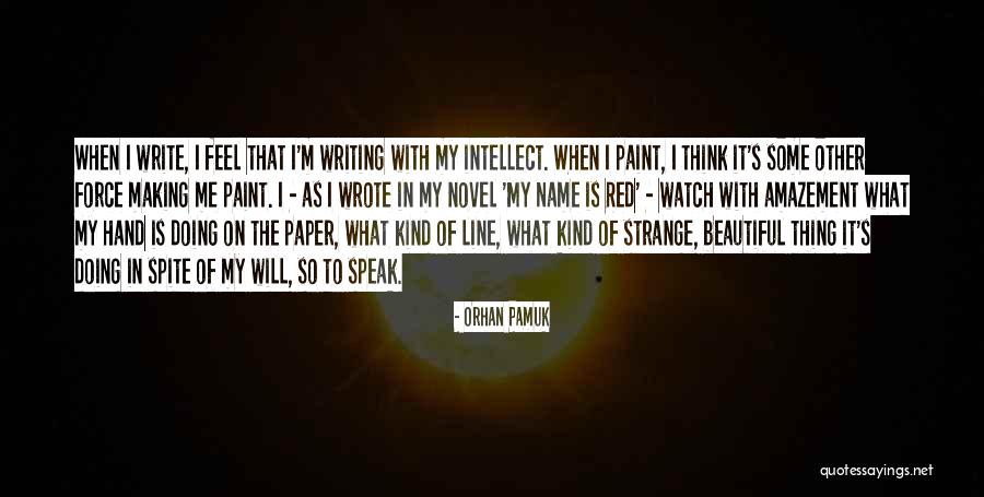 Write Name In Quotes By Orhan Pamuk