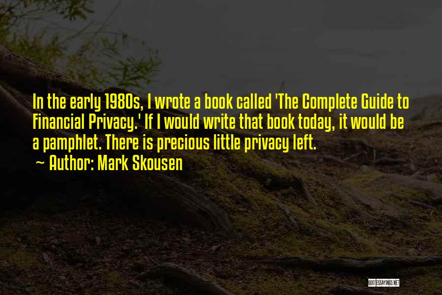 Write Quotes By Mark Skousen