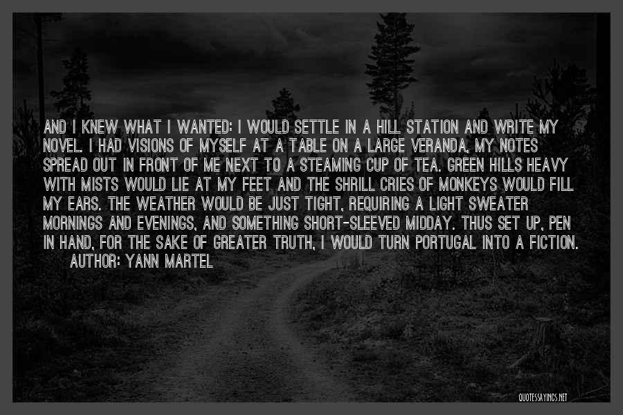 Write Something About Me Quotes By Yann Martel