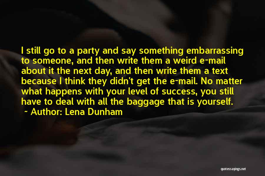 Write Something About Yourself Quotes By Lena Dunham