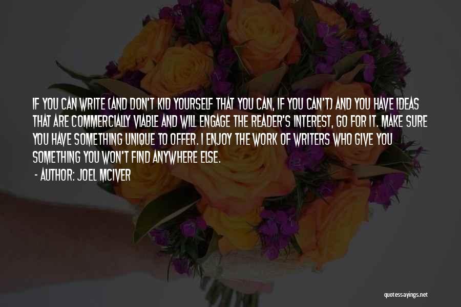 Write Something Yourself Quotes By Joel McIver