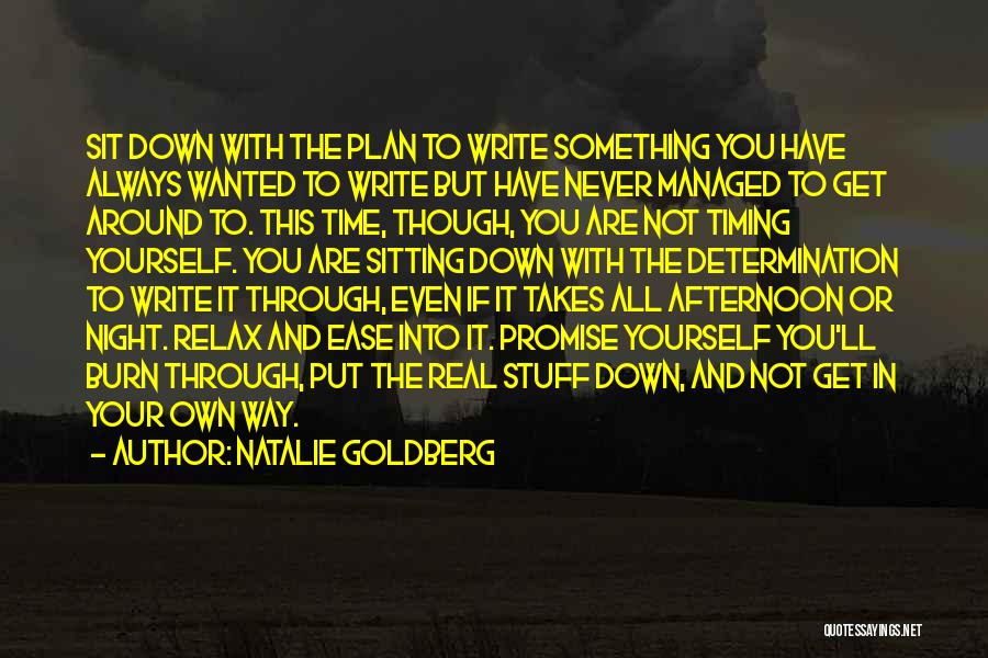 Write Something Yourself Quotes By Natalie Goldberg