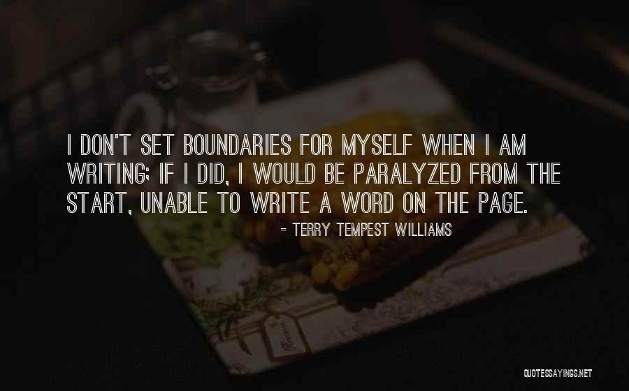 Write The Word Quotes By Terry Tempest Williams Write The Word Quotes By Terry Tempest Williams