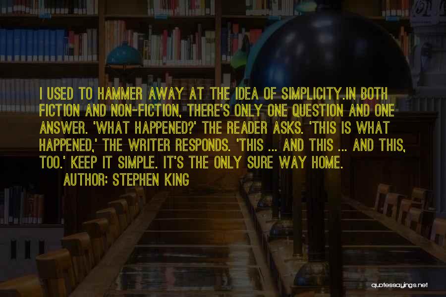 Writer S Advice Quotes By Stephen King