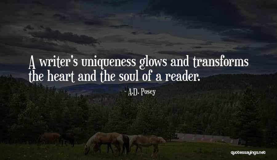 Writer S Quotes By A.D. Posey