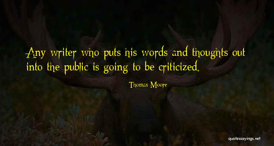 Writer Thoughts Quotes By Thomas Moore Writer Thoughts Quotes By Thomas Moore