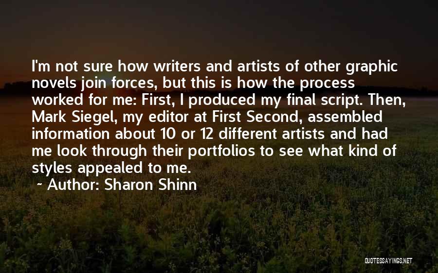 Writers And Artists Quotes By Sharon Shinn