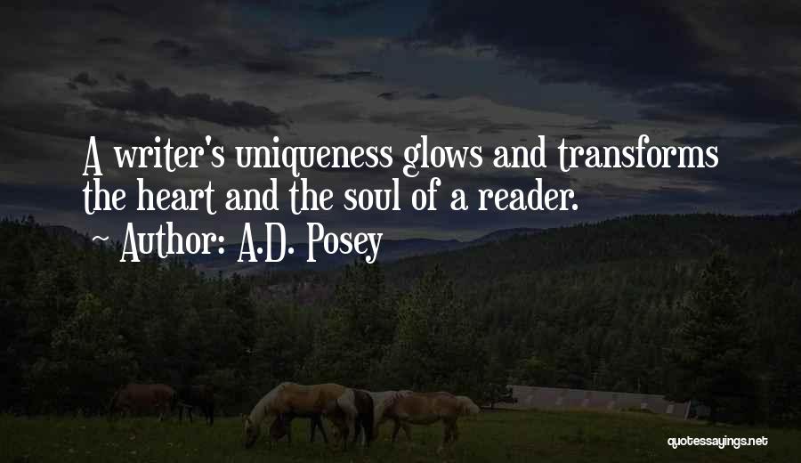 Writers And Writing Quotes By A.D. Posey