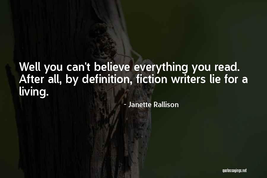 Writers By Writers Quotes By Janette Rallison Writers By Writers Quotes By Janette Rallison