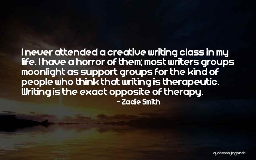 Writers Groups Quotes By Zadie Smith Writers Groups Quotes By Zadie Smith