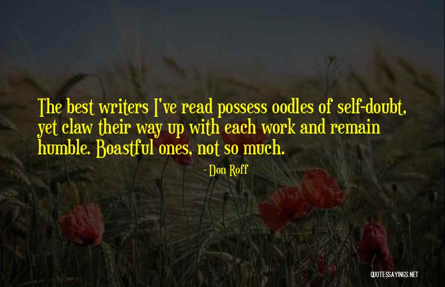 Writers Inspiration Quotes By Don Roff