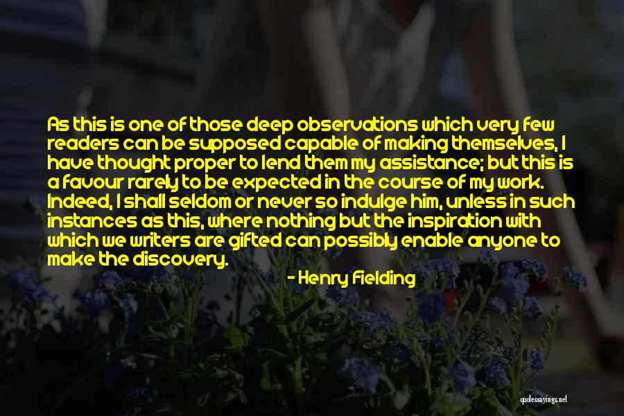 Writers Inspiration Quotes By Henry Fielding