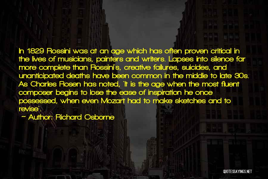 Writers Inspiration Quotes By Richard Osborne