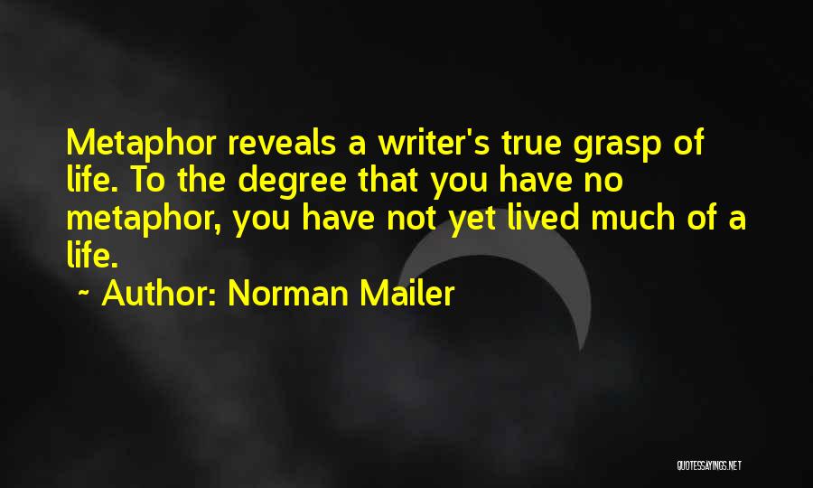 Writer's Life Quotes By Norman Mailer