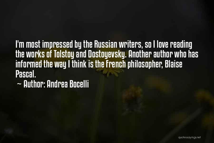 Writers Reading Quotes By Andrea Bocelli