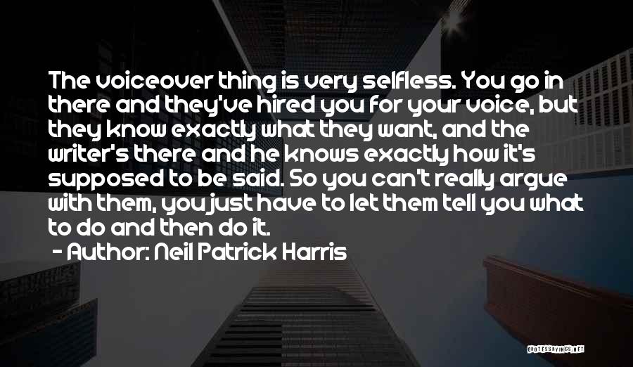 Writer's Voice Quotes By Neil Patrick Harris