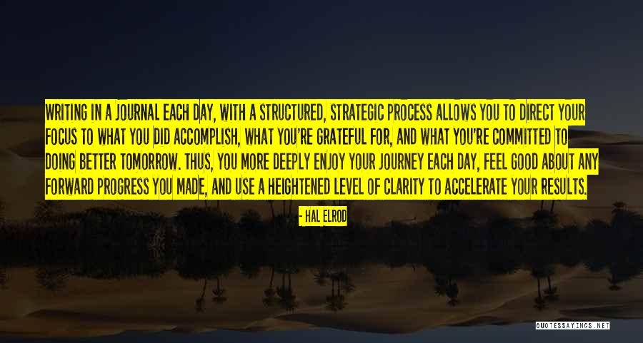 Writing A Journal Quotes By Hal Elrod Writing A Journal Quotes By Hal Elrod