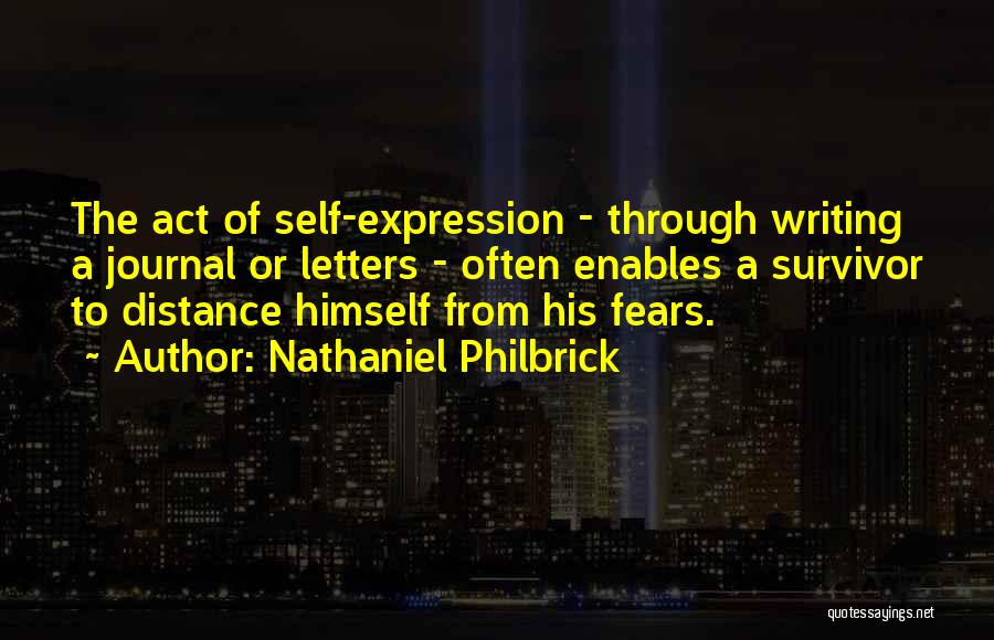 Writing A Journal Quotes By Nathaniel Philbrick