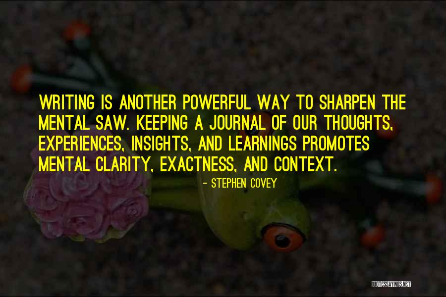 Writing A Journal Quotes By Stephen Covey Writing A Journal Quotes By Stephen Covey