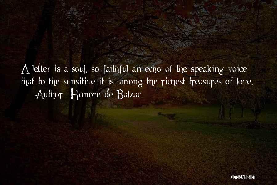 Writing A Letter Quotes By Honore De Balzac