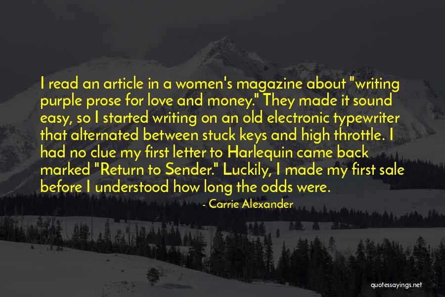 Writing An Article Quotes By Carrie Alexander Writing An Article Quotes By Carrie Alexander