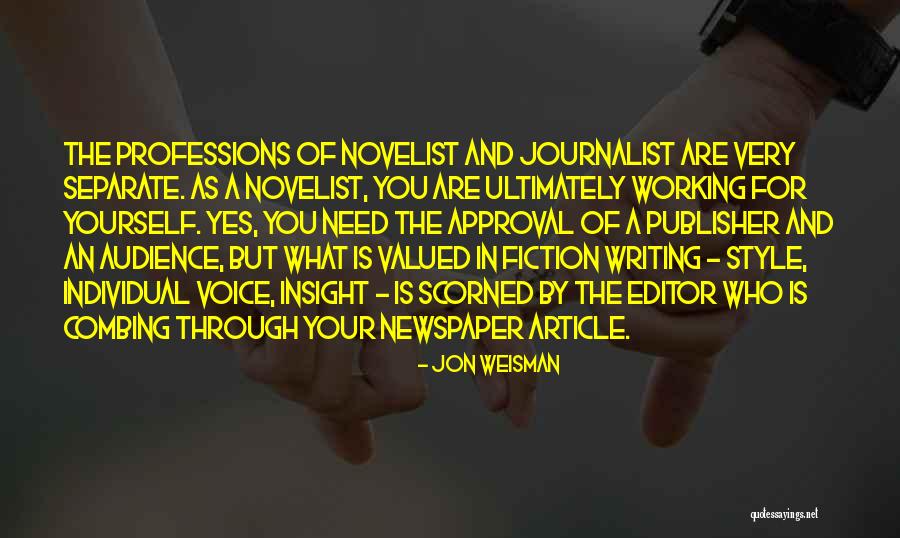 Writing An Article Quotes By Jon Weisman Writing An Article Quotes By Jon Weisman