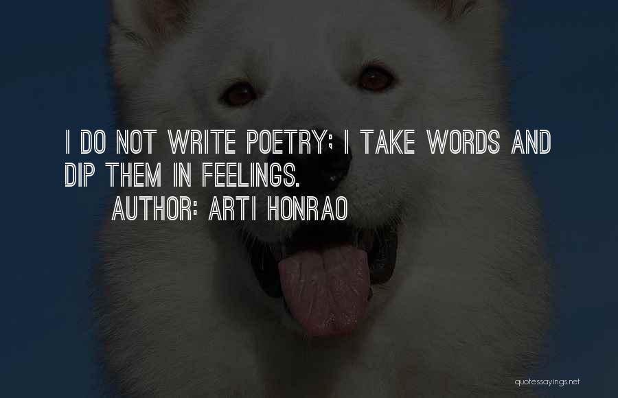 Writing And Inspiration Quotes By Arti Honrao