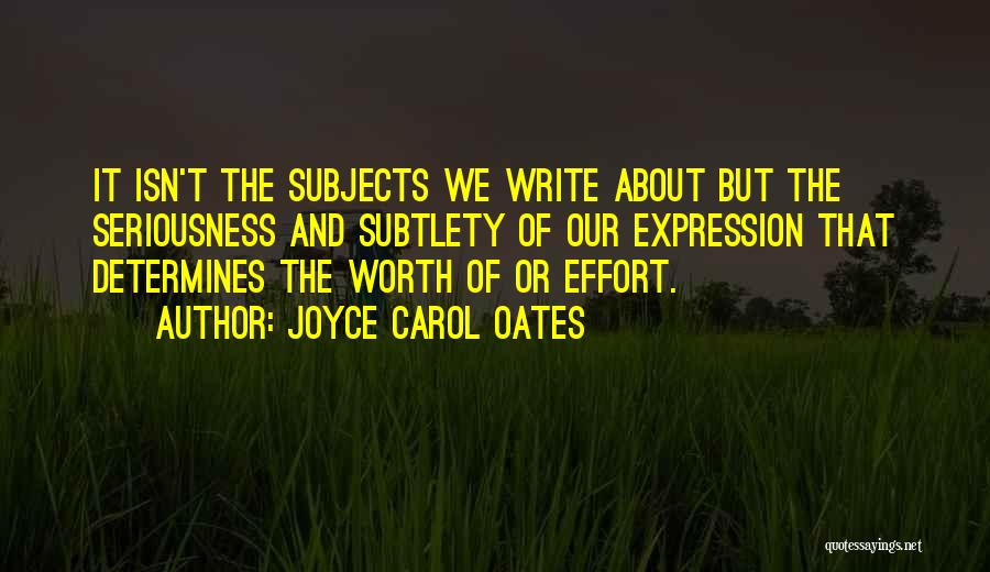 Writing And Inspiration Quotes By Joyce Carol Oates