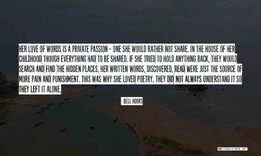 Writing And Pain Quotes By Bell Hooks