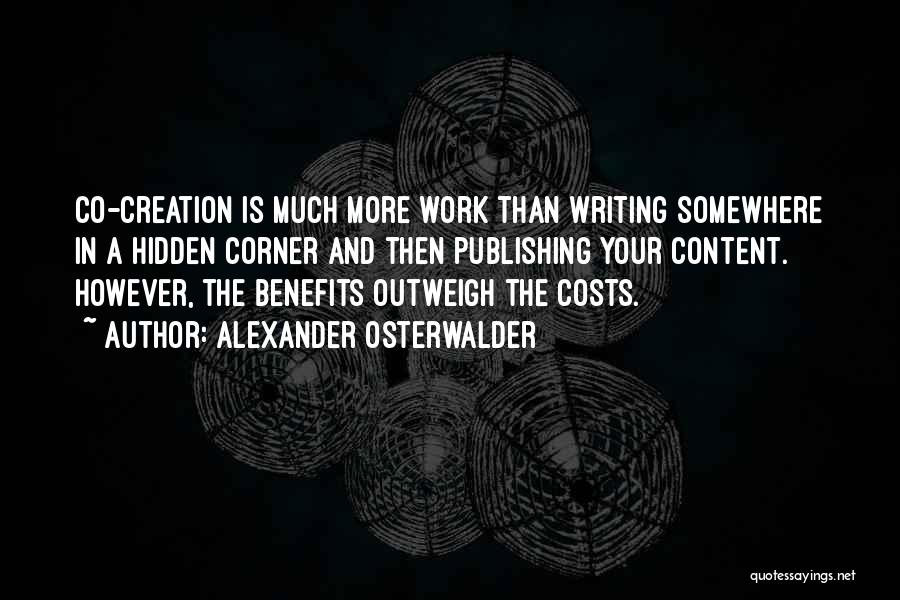 Writing And Publishing Quotes By Alexander Osterwalder