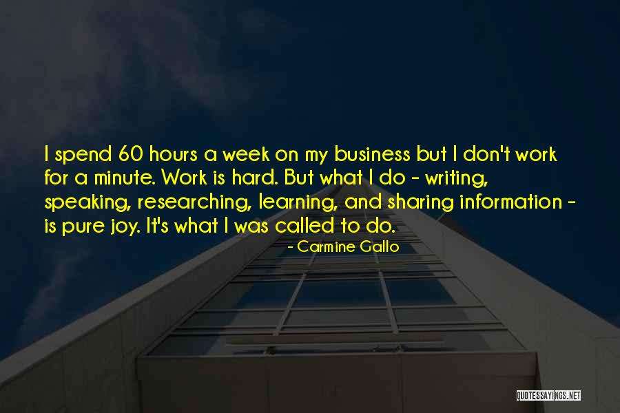 Writing And Speaking Quotes By Carmine Gallo