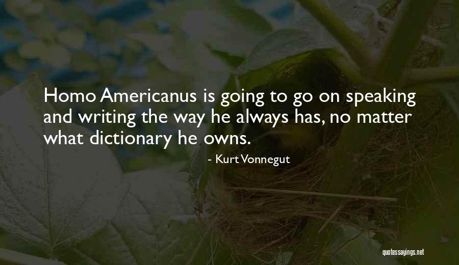 Writing And Speaking Quotes By Kurt Vonnegut