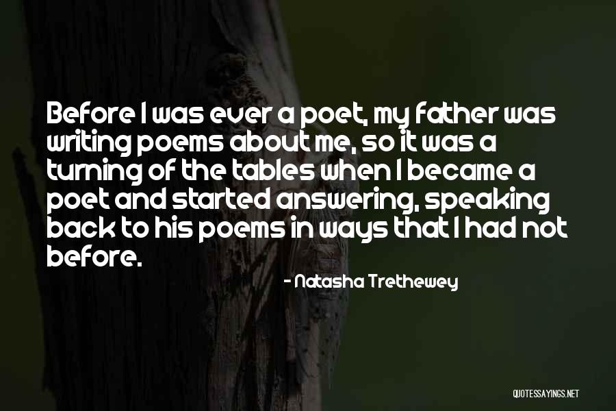 Writing And Speaking Quotes By Natasha Trethewey