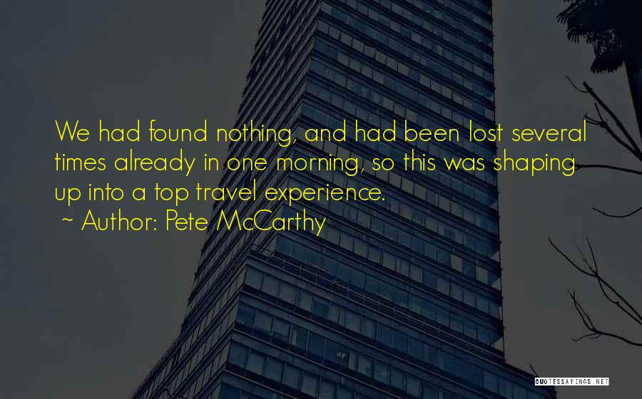 Writing And Travel Quotes By Pete McCarthy