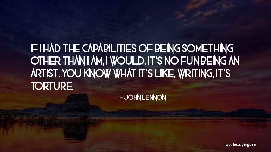 Writing Being Fun Quotes By John Lennon