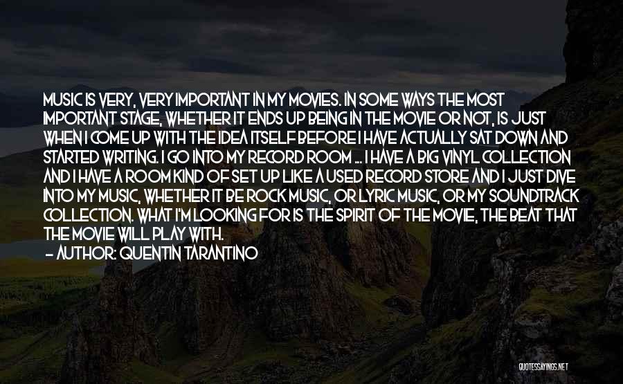 Writing Being Important Quotes By Quentin Tarantino