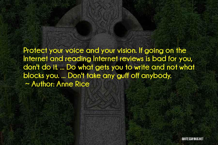 Writing Block Quotes By Anne Rice