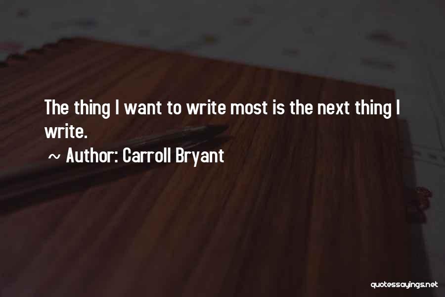 Writing Block Quotes By Carroll Bryant