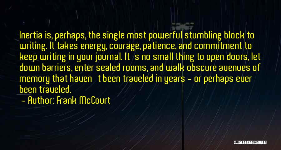 Writing Block Quotes By Frank McCourt